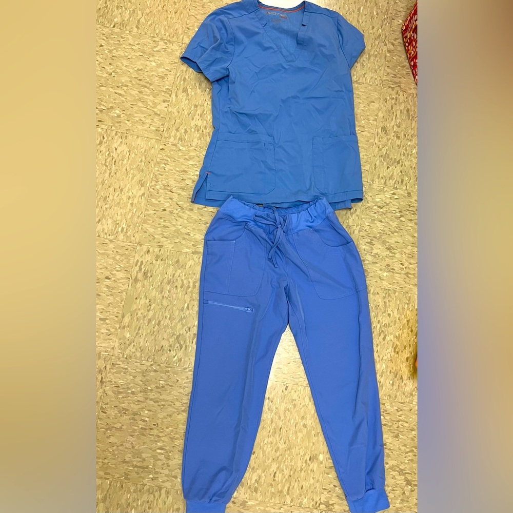 Ceil blue scrubs